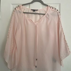 Zac & Rachel Pink Womens Blouse Sz Med